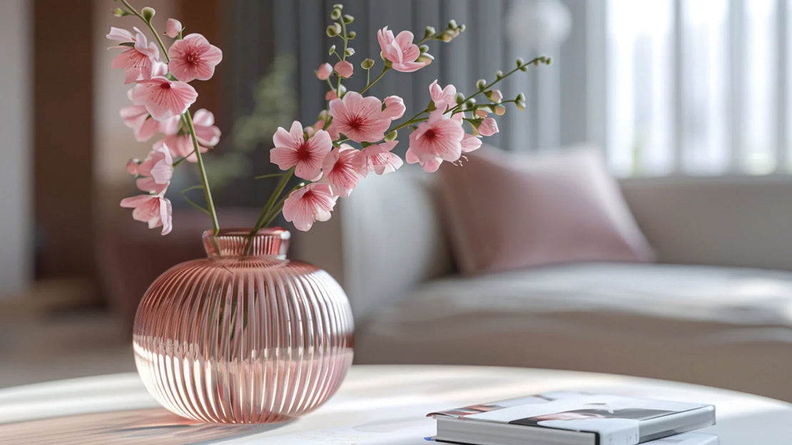 Roze vaas