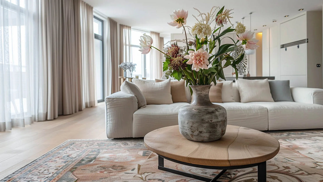 Grote vaas woonkamer