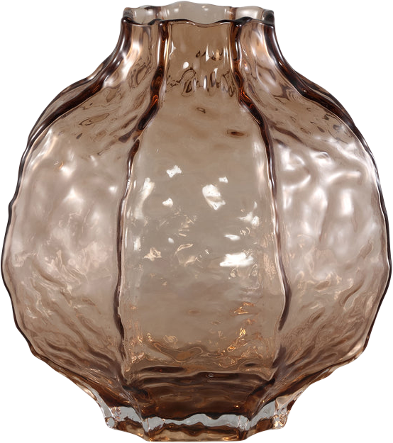 Narin Cream Ronde Glazen Vaas L
