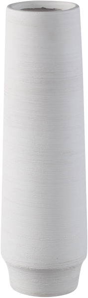 Zonna White matt ceramic high vase S