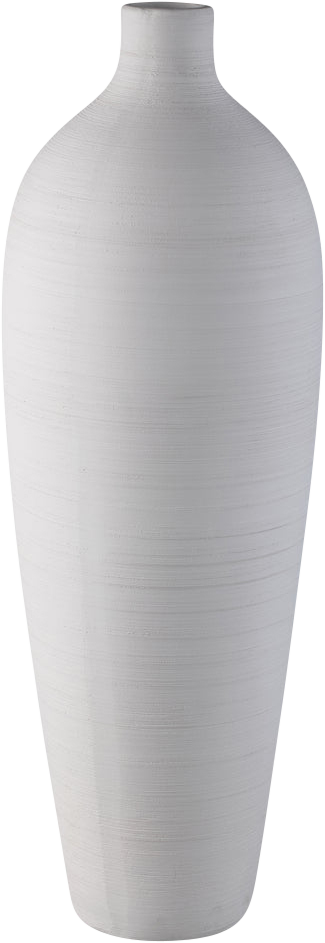Cavinn White Matt Keramische Fles Vaas XL Ø24 x H70 cm