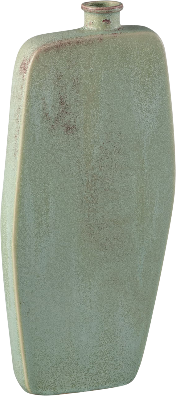 Amalie Groene Ronde Keramische Fles L Decoratief Design