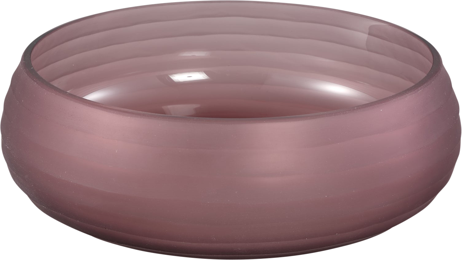 Nadah Roze Komvormige Geribbelde Glazen Vaas Modern Design