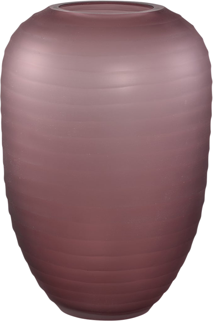 Nadah Roze Ronde Ribbelglas Vaas Hoog S Decoratievaas